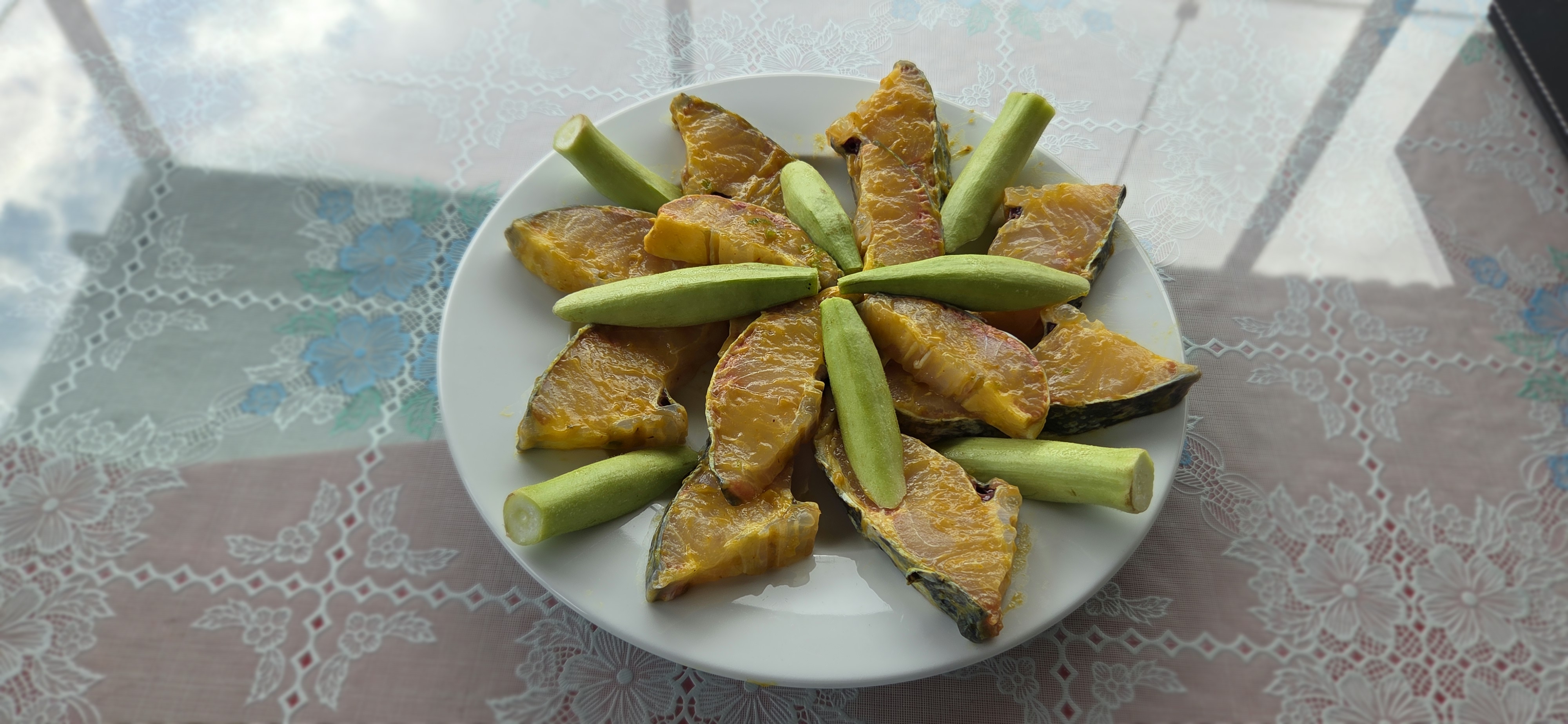 Cá Tầm Nướng Nghệ - Xiên Than Hồng